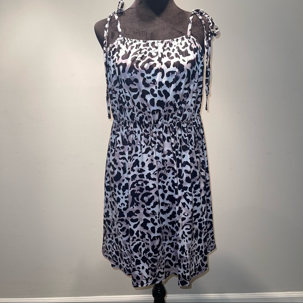 Leopard print dress